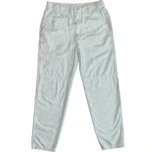 American Eagle blue pinstriped pants size 4 coastal style